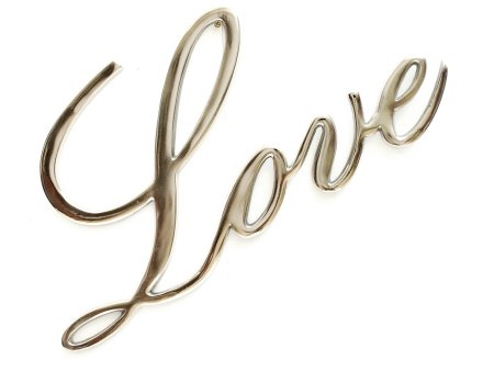 Metal Love Wall Art Scripture