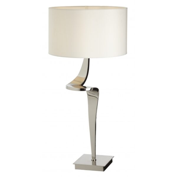 RV Astley Enzo Nickel Table Lamp Left